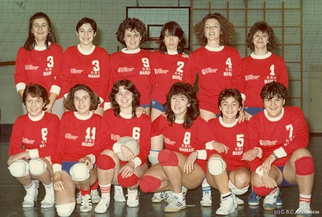 Anni 80: pallavolo femminile
